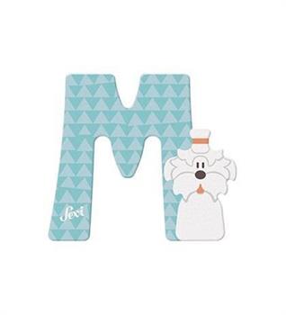 LETTERA M CANE MALTESE