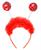 CERCHIETTO CON PAILLETTES ROSSE