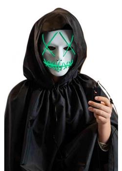MASCHERA BIANCA CON LUCI