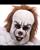 MASCHERA CLOWN HORROR C/CAPELLI