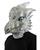 MASCHERA DRAGO BIANCO IN LATTICE