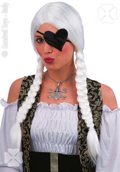 PARRUCCA COUNTRY BIANCA TRECCE