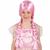 PARRUCCA ROSA CON TRECCE BIMBA