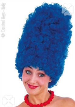 PARRUCCA MARGIE BLU IN VALIGETTA