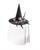 CAPPELLO STREGA NERO DECORATO GRIGIO
