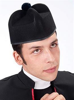CAPPELLO PRETE IN BIFLOCCATO