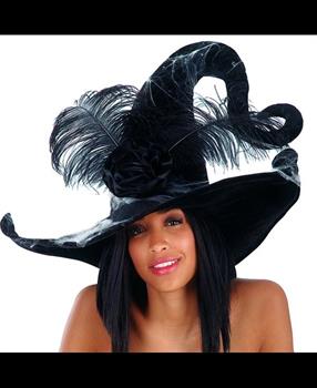 CAPPELLO STREGA IN VELLUTO