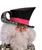 CAPPELLO IN TESSUTO DAMASCATO