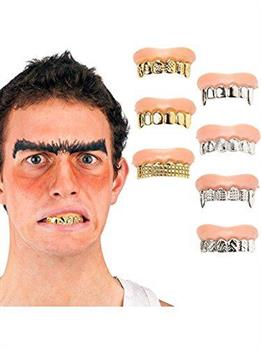 DENTIERA METALLIZZATA ORO/ARGENTO