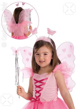 SET FARFALLA ROSA