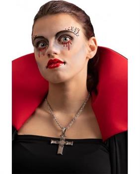 DECORAZIONI ADESIVE VISO VAMPIRA