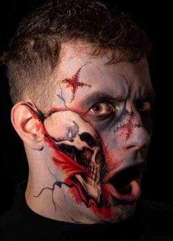 TATUAGGIO PER VISO HORROR
