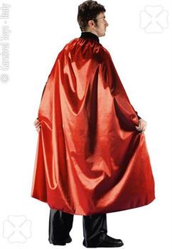 MANTELLO ROSSO TAFFETA 135 CM