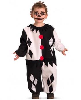 COSTUME CLOWN HORROR BABY TG II 1-2 ANNI