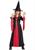 COSTUME STREGA N/R TG.V-VII ANNI6-11