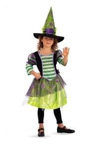 COSTUME STREGHETTA A RIGHE VERDI 6/7ANNI
