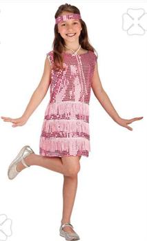 COSTUME BABY CHARLESTON ROSA 8/9 ANNI