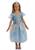COSTUME PRINCIPESSA AZZURRA 3 ANNI
