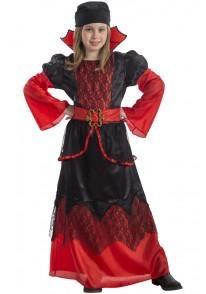 COSTUME PIRATESSA LUSSO 8-9 ANNI