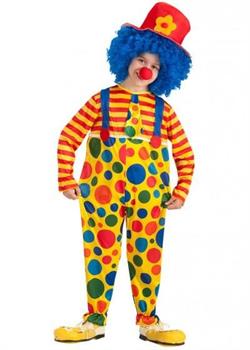 COSTUME CLOWN SBIRULINO 8/9 ANNI