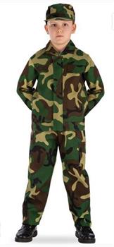 COSTUME MILITARE 8/9 ANNI