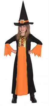 COSTUME STREGA ARANCIONE ANNI 6-11