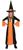 COSTUME STREGA ARANCIONE ANNI 6-11