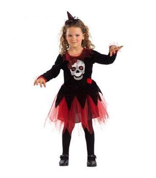 COSTUME SCHELETRINA 6/7 ANNI