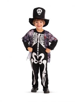 COSTUME SCHELETRINO TG VI 8/9 ANNI
