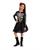 COSTUME STREGHETTA SCHELETRO 6/7 ANNI
