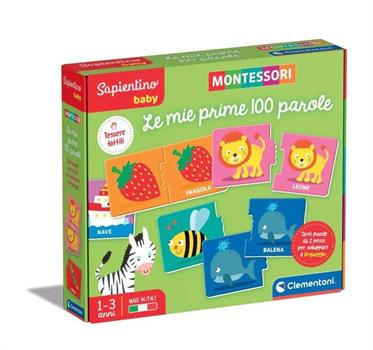 BABY MONTESSORI LE MIE PRIME 100 PAROLE
