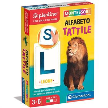 MONTESSORI ALFABETO TATTILE