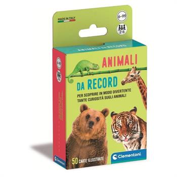 GIOCO DI CARTE ANIMALI DA RECORD