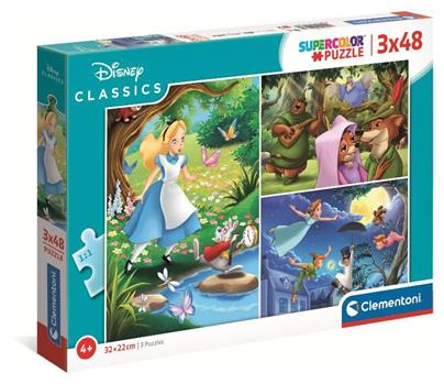 3 x 48 PZ I CLASSICI DISNEY
