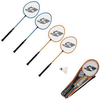 SET BADMINTON 4 RACCHETTE + RETE
