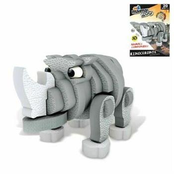MADMAT 3D RINOCERONTE 20PZ