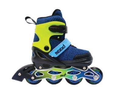 PATTINI IN LINEA BLU/VERDE TAGLIA 35-38