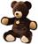ORSO TEDDY MARRONE SCURO 48 CM