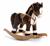 CAVALLO A DONDOLO MARRONE