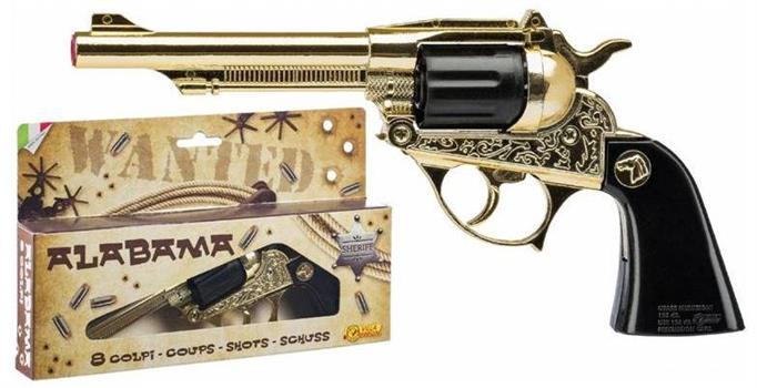 PISTOLA DORATA A FULMINANTI ALABAMA