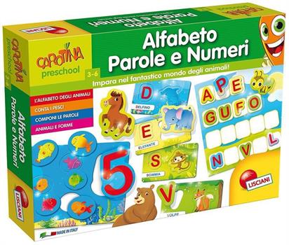 ALFABETO PAROLE E NUMERI