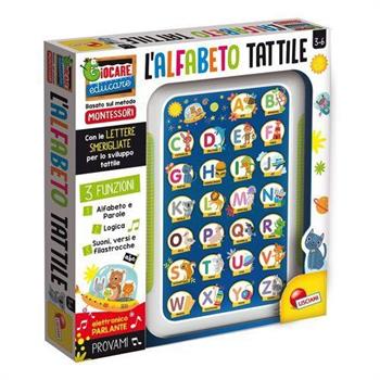 MONTESSORI L'ALFABETO TATTILE PARLANTE