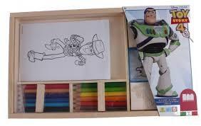 TOY STORY SCATOLA IN LEGNO MEDIA