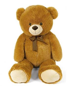 ORSO MARRONE CON FIOCCO 100 CM