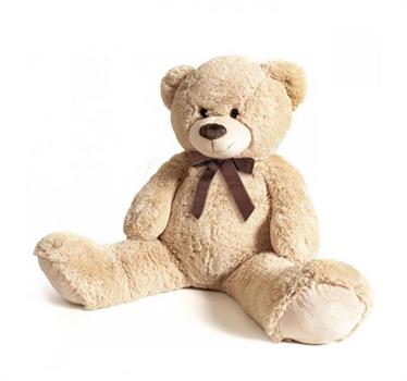 ORSO BEIGE CON FIOCCO 180 CM