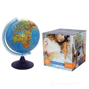 MAPPAMONDO 25CM IN RILIEVO CON LUCE