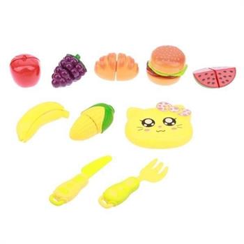 SET CIBO DA TAGLIARE IN PLASTICA ASS.