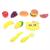SET CIBO DA TAGLIARE IN PLASTICA ASS.
