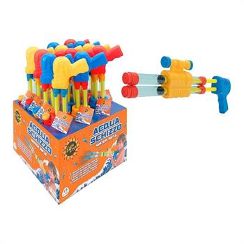 PISTOLA AD ACQUA DOPPIA CANNA COLORI ASS