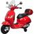 VESPA ELETTRICA 12V ROSSA CON BAULETTO